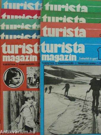 Turista Magazin 1982. (nem teljes évfolyam)