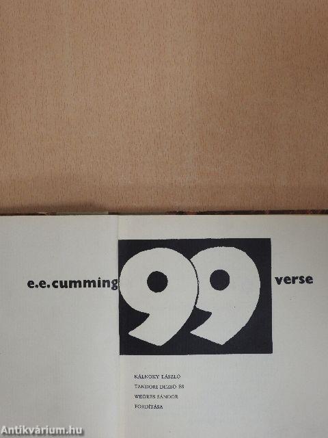 E. E. Cummings 99 verse