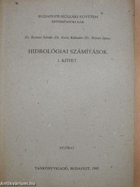Hidrológiai számítások I-II.