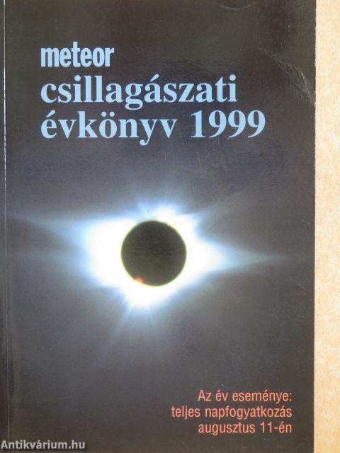 Meteor csillagászati évkönyv 1999