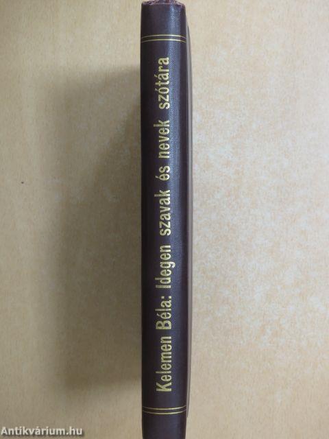 Idegen szavak és nevek szótára