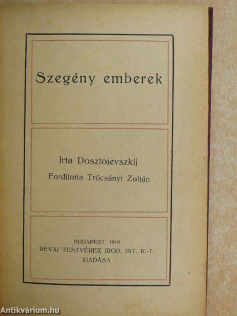 Szegény emberek