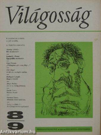 Világosság 1971. augusztus-szeptember