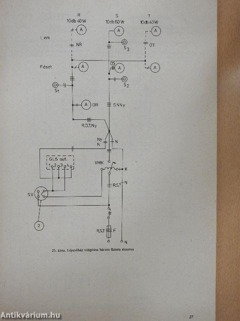 Villanyszerelő szakrajz és rajzolvasási példatár