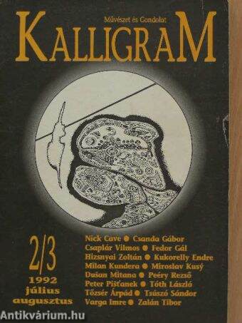 Kalligram 1992. július-augusztus