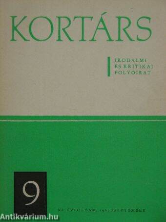 Kortárs 1967. szeptember