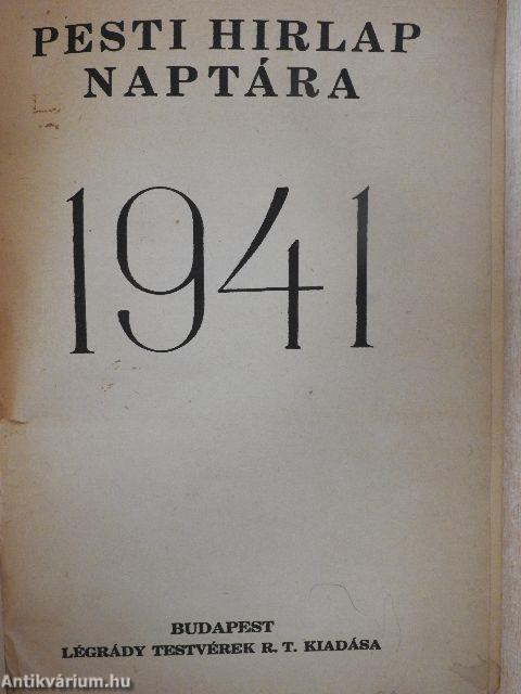 Pesti Hirlap Naptára 1941.