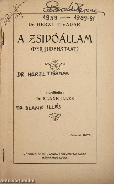 A zsidóállam