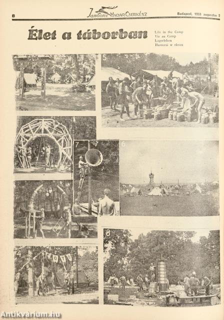 Jamboree 1933 Magyar Cserkész