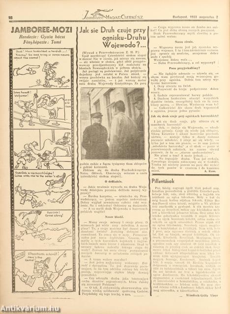 Jamboree 1933 Magyar Cserkész
