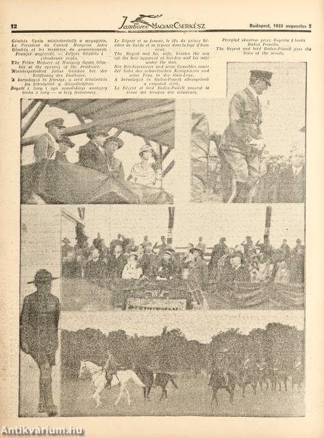 Jamboree 1933 Magyar Cserkész