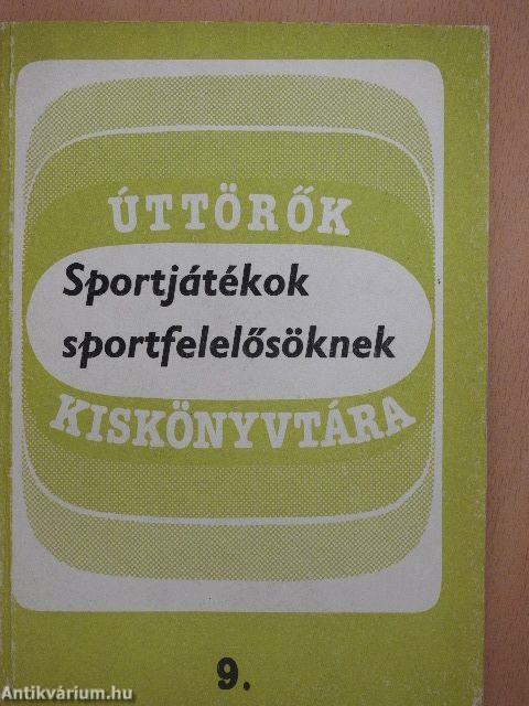 Sportjátékok sportfelelősöknek