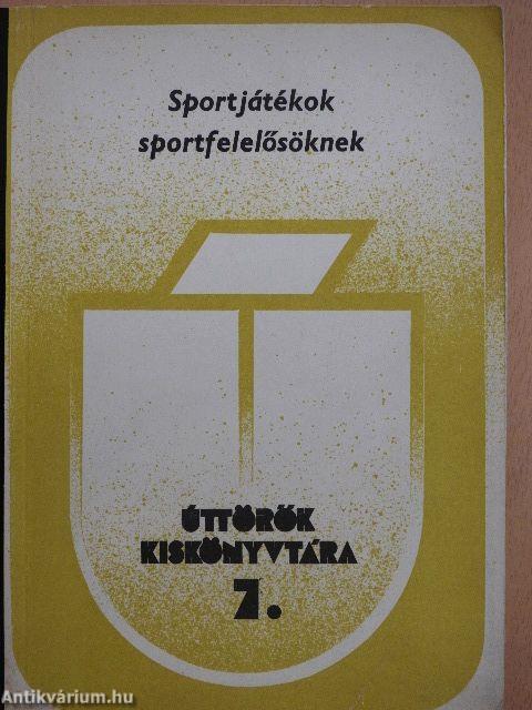 Sportjátékok sportfelelősöknek