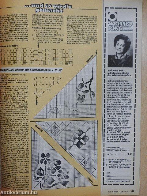 Burda Moden August 1986