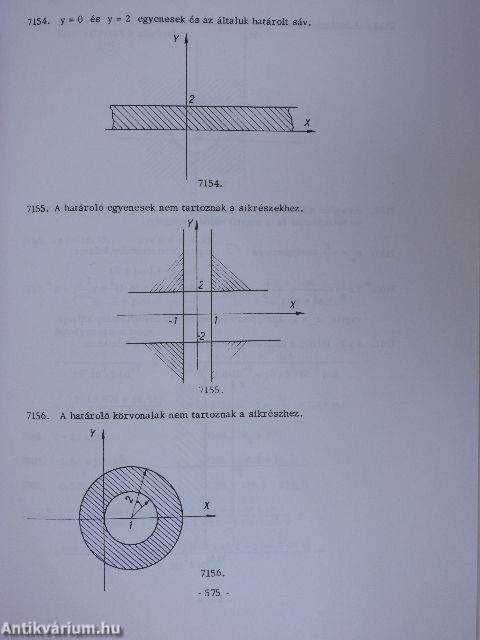 Matematika példatár II.