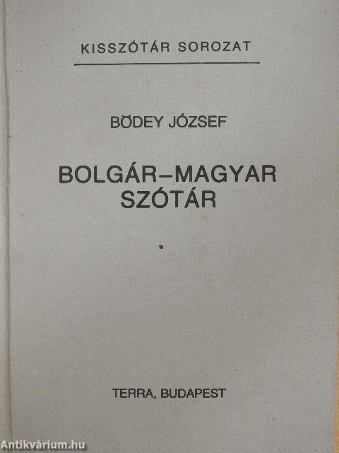 Bolgár-magyar szótár