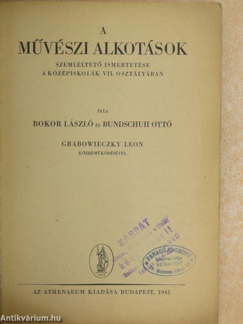 A művészi alkotások szemléltető ismertetése