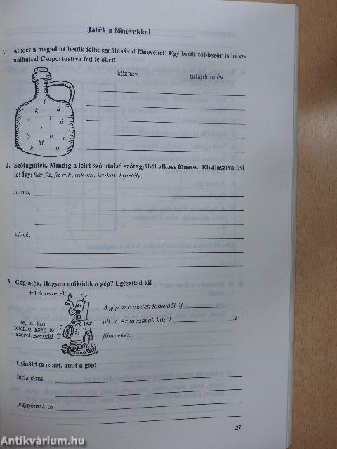 Kisiskolások anyanyelvi gyakorlókönyve 3.