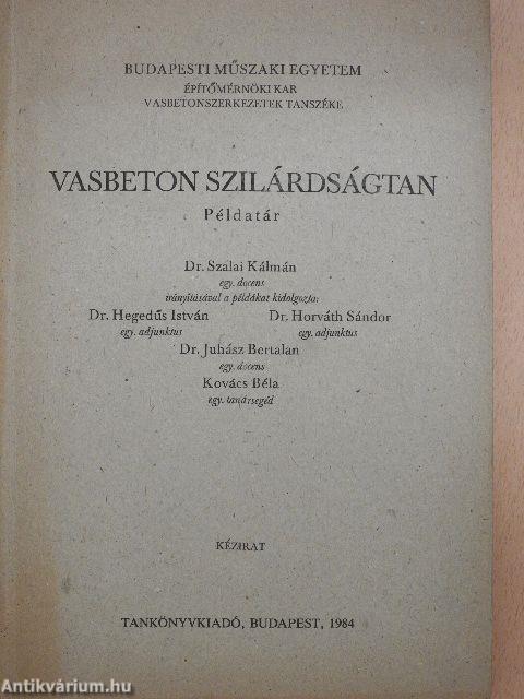 Vasbeton szilárdságtan