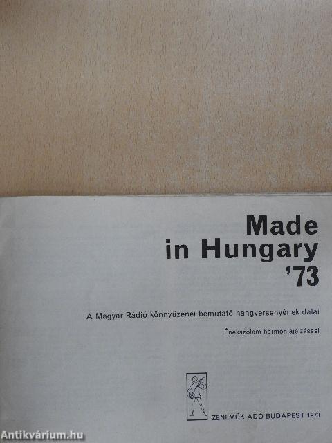 Made in Hungary '73