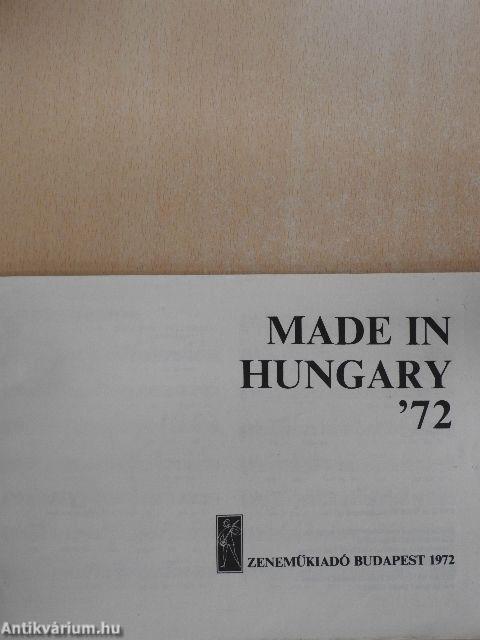 Made in Hungary '72