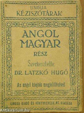 Angol-magyar kéziszótár II.