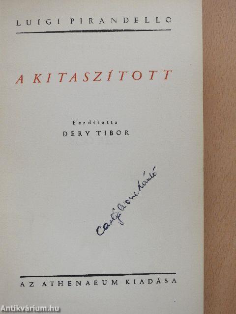 A kitaszított (Dr. Castiglione László könyvtárából)