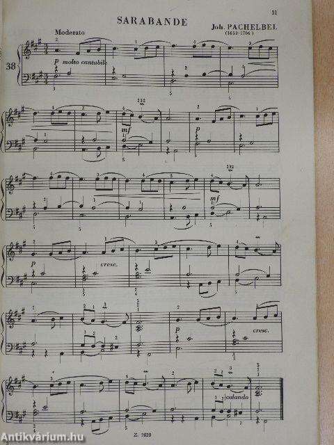 Régi táncok gyermekeknek zongorára