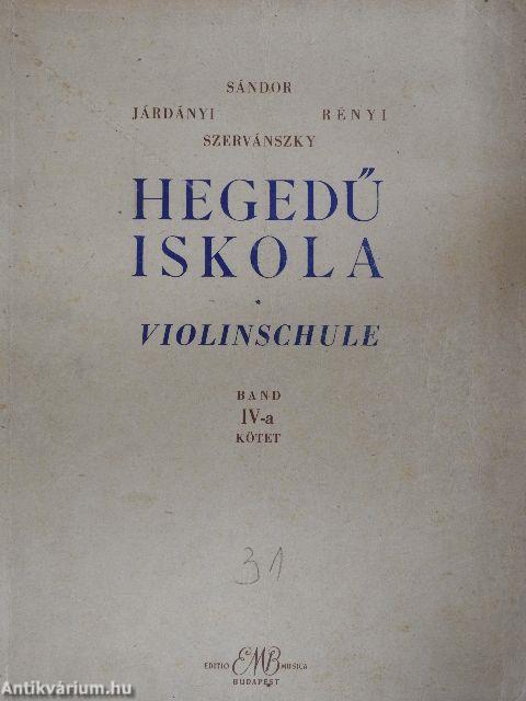 Hegedűiskola IV/a