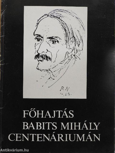 Főhajtás Babits Mihály centenáriumán