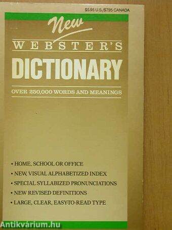 New Webster's dictionary