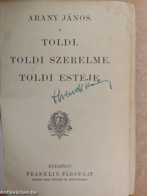 Toldi/Toldi szerelme/Toldi estéje