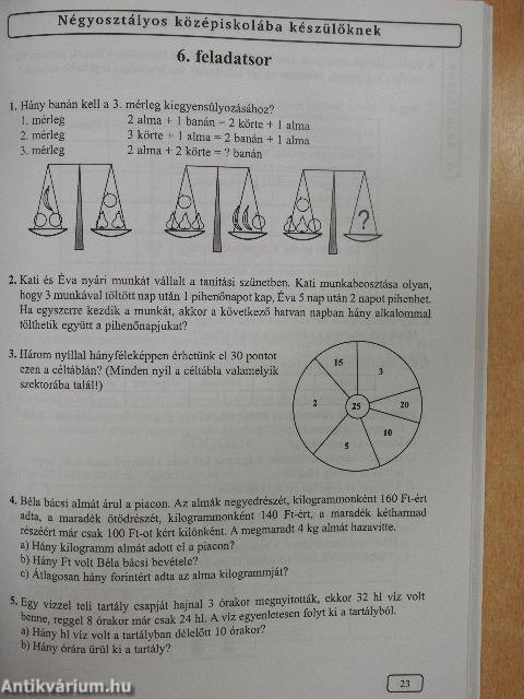 Középiskolás leszek! - Matematika