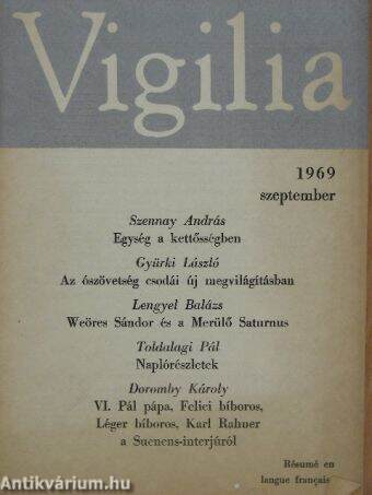 Vigilia 1969. szeptember