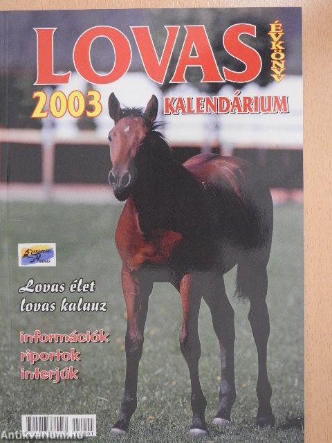 Lovas kalendárium 2003