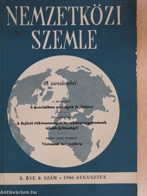 Nemzetközi Szemle 1966. augusztus