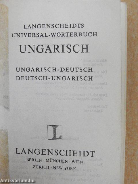 Langenscheidts Universal-Wörterbuch Ungarisch