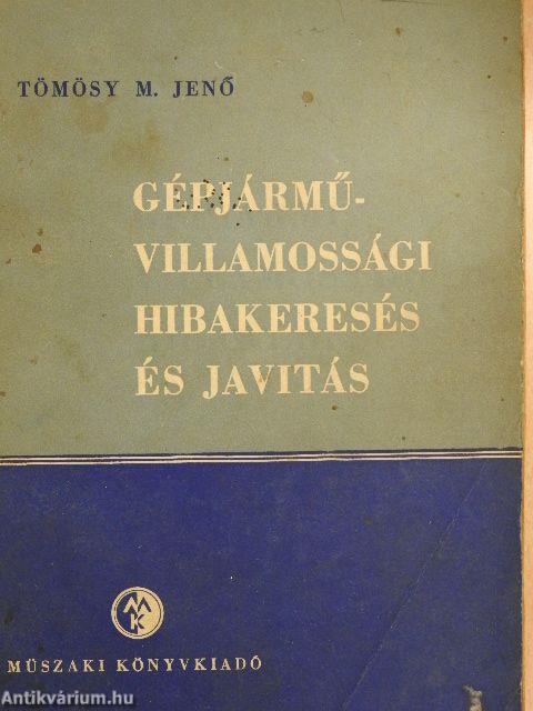 Gépjármű-villamossági hibakeresés és javítás