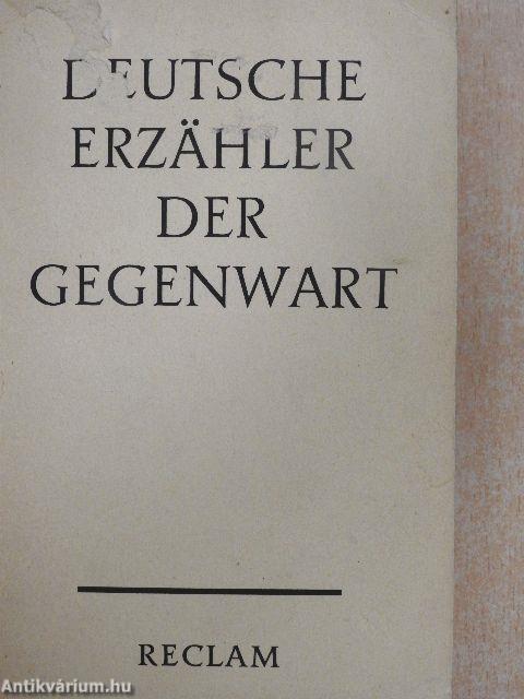 Deutsche Erzähler der Gegenwart