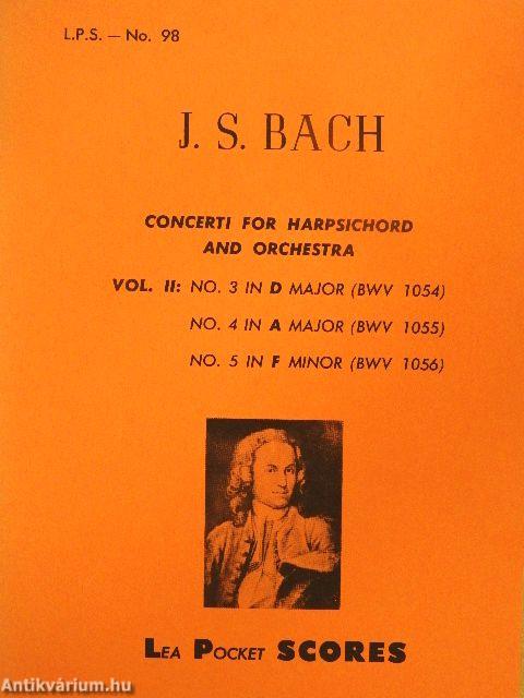 Concerti for Harpsichord and Orchestra II.