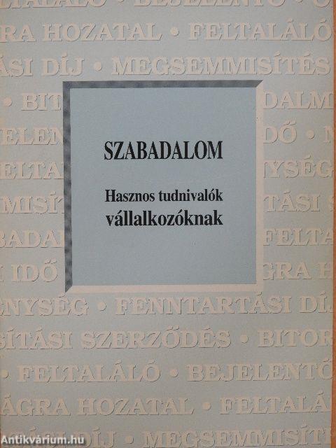 Szabadalom - Hasznos tudnivalók vállalkozóknak