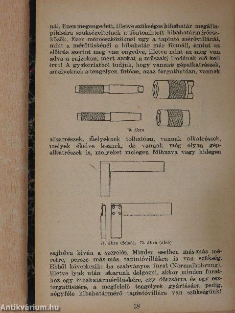 Eszterga-, furó-, marószerszám metszési sebessége/Köszörülés, furás és marás esztergapadon/Vasipari szerszámok III.