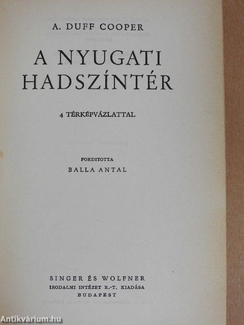 A nyugati hadszíntér