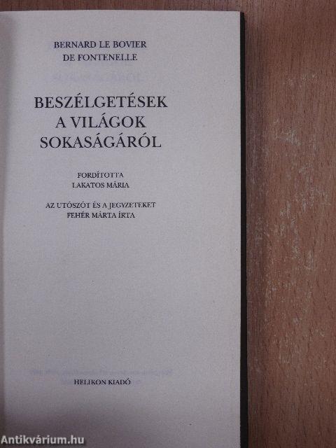 Beszélgetések a világok sokaságáról