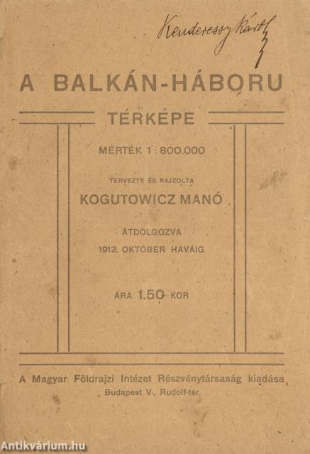 A Balkán-háború térképe