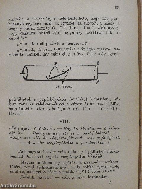 Mathematikai kisérletek egyszerü eszközökkel