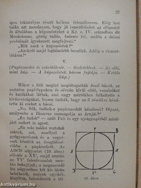 Mathematikai kisérletek egyszerü eszközökkel