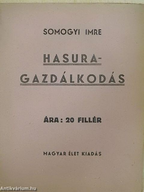 Hasuragazdálkodás