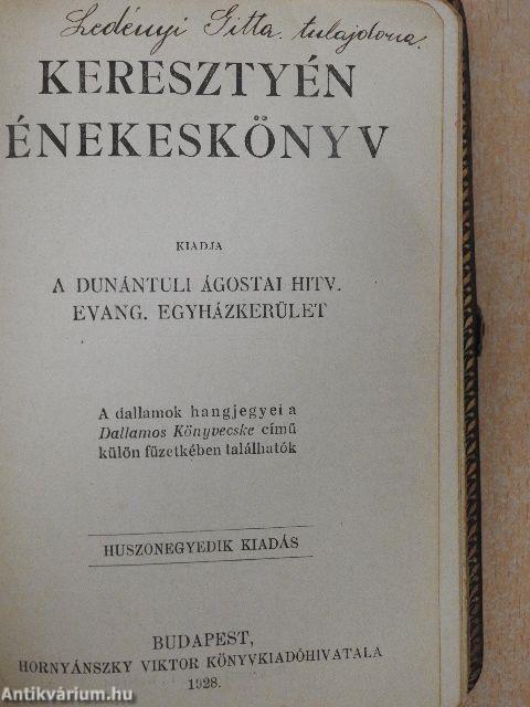 Keresztyén énekeskönyv