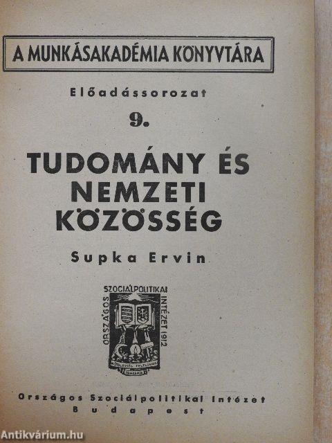 Tudomány és nemzeti közösség